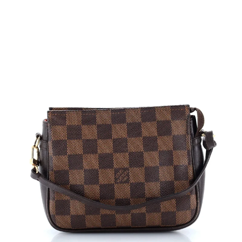Leather Shoulder Bag with Magnetic Closure in Black for Quick AccessWomen's Large Leather Shoulder Bag in Brown with Multiple Compartments for WorkTrousse Make Up Bag Damier Leather Shoulder Bag with Magnetic Closure in Black for Quick AccessWomen's Large Leather Shoulder Bag in Brown with Multiple Compartments for WorkTrousse Make Up Bag Damier