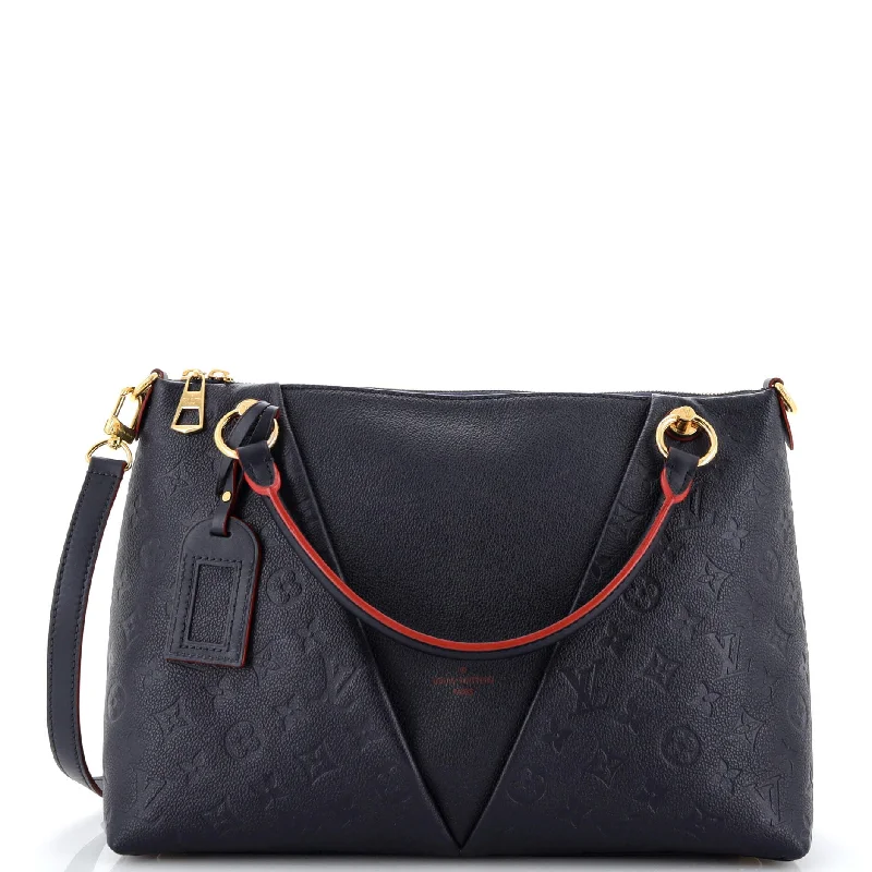 Women's Tote Bag with Detachable Pouch in Purple for Added ConvenienceV Tote Monogram Empreinte Leather MM