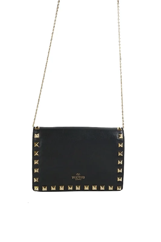 Women's Mini Crossbody Bag in Pink Velvet with Rhinestone Accents for Girls' Nights Out[WB4185] Valentino Garavani | Cross-Body Bag