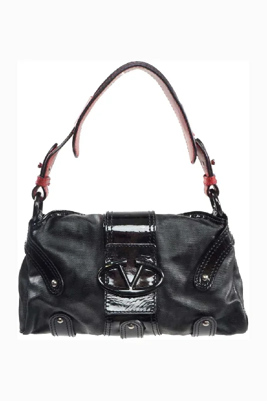 Printed Silk Shoulder Bag in Red for a Pop of Color[WB4416] Valentino Garavani | Shoulder Bag