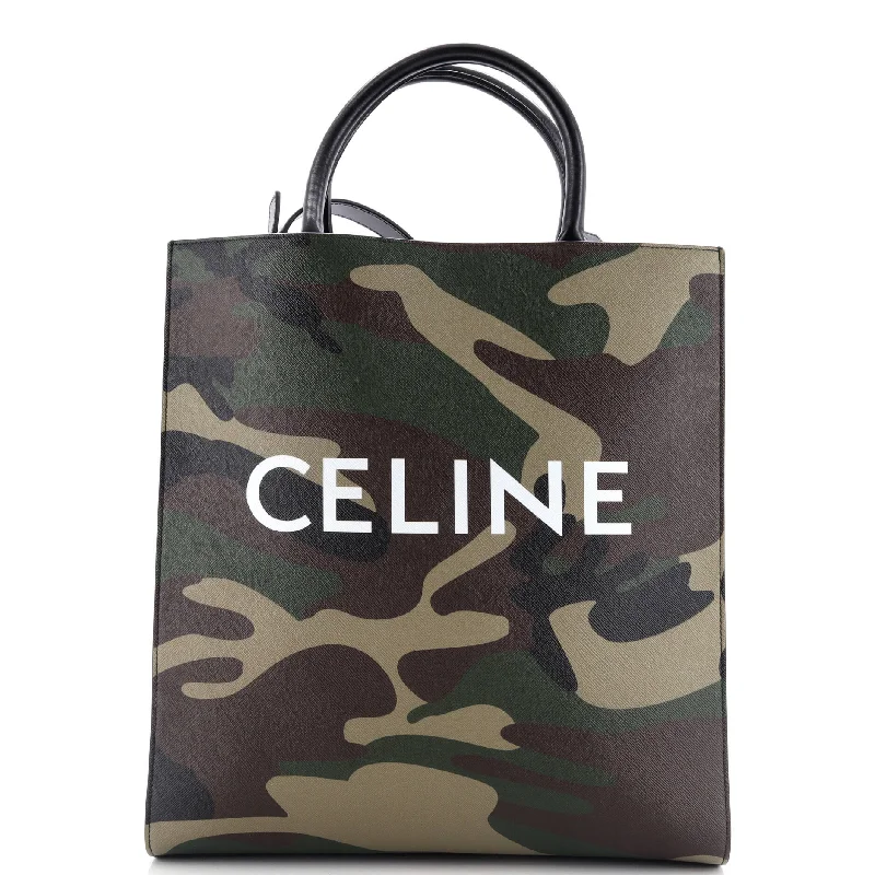 Tote Bag with RFID - Blocking Pocket in Black for Protecting Your Cards and InformationVertical Cabas Tote Camouflage Coated Canvas Medium Tote Bag with RFID - Blocking Pocket in Black for Protecting Your Cards and InformationVertical Cabas Tote Camouflage Coated Canvas Medium