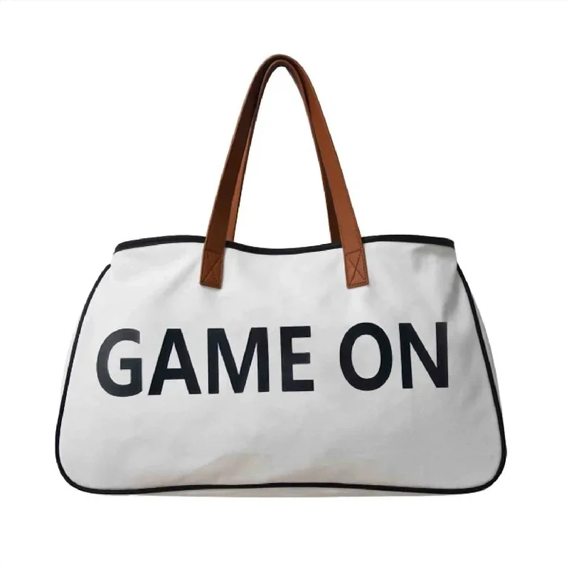 Women's Tote Bag with Zipper Closure in Red for Secure StorageGeometric - Printed Tote Bag in Multicolor for a Contemporary and Trendy OutfitWomen's Game On Tote Bag In White Women's Tote Bag with Zipper Closure in Red for Secure StorageGeometric - Printed Tote Bag in Multicolor for a Contemporary and Trendy OutfitWomen's Game On Tote Bag In White