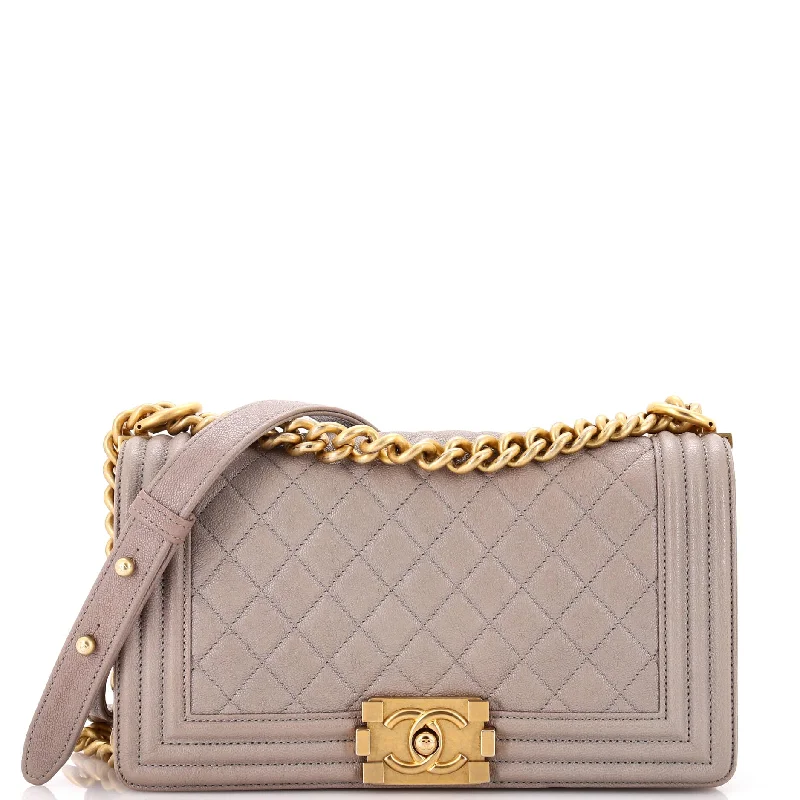 Women's Large Leather Shoulder Bag in Brown with Multiple Compartments for WorkShoulder Bag with Geometric Pattern in Multicolor for a Contemporary StyleBoy Flap Bag Quilted Caviar Old Medium Women's Large Leather Shoulder Bag in Brown with Multiple Compartments for WorkShoulder Bag with Geometric Pattern in Multicolor for a Contemporary StyleBoy Flap Bag Quilted Caviar Old Medium
