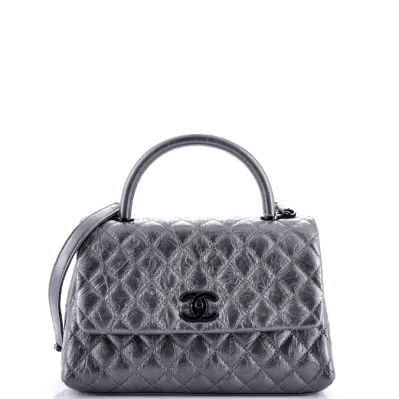 Women's Canvas Shoulder Bag in Navy with Striped Pattern for Beach TripsShoulder Bag with Geometric Pattern in Multicolor for a Contemporary StyleCoco Top Handle Bag Quilted Aged Calfskin Small Women's Canvas Shoulder Bag in Navy with Striped Pattern for Beach TripsShoulder Bag with Geometric Pattern in Multicolor for a Contemporary StyleCoco Top Handle Bag Quilted Aged Calfskin Small