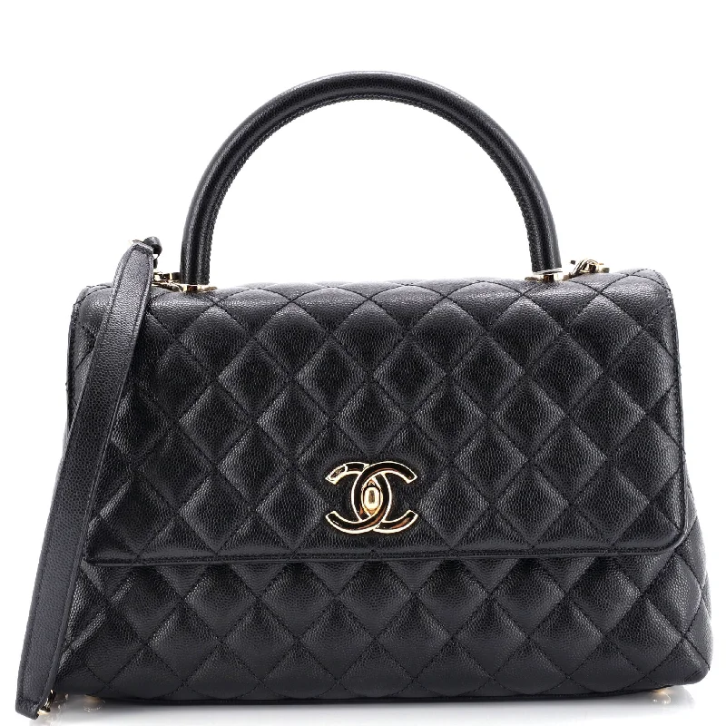 Shoulder Bag with Geometric Pattern in Multicolor for a Contemporary StyleQuilted Shoulder Bag in Cream for a Classic and Elegant LookCoco Top Handle Bag Quilted Caviar Small Shoulder Bag with Geometric Pattern in Multicolor for a Contemporary StyleQuilted Shoulder Bag in Cream for a Classic and Elegant LookCoco Top Handle Bag Quilted Caviar Small