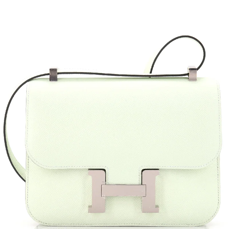 Women's Waterproof Nylon Shoulder Bag in Green for HikingVegan Leather Shoulder Bag in Gray for Ethical Fashion LoversConstance NM Bag Epsom 24 Women's Waterproof Nylon Shoulder Bag in Green for HikingVegan Leather Shoulder Bag in Gray for Ethical Fashion LoversConstance NM Bag Epsom 24