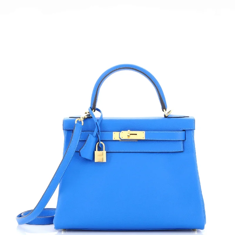 Women's Shoulder Bag with Faux Fur Strap in White for Winter StyleMetallic Shoulder Bag in Gold for Special OccasionsKelly Handbag Bleu Hydra Evercolor with Gold Hardware 28 Women's Shoulder Bag with Faux Fur Strap in White for Winter StyleMetallic Shoulder Bag in Gold for Special OccasionsKelly Handbag Bleu Hydra Evercolor with Gold Hardware 28