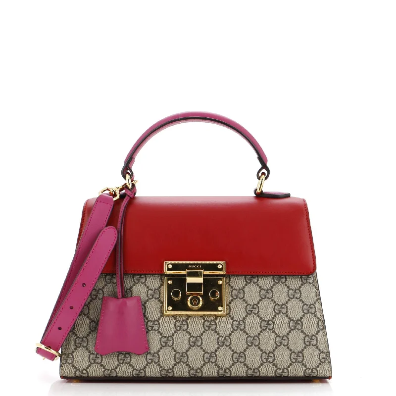 Women's Shoulder Bag with Adjustable Strap in Pink for ComfortShoulder Bag with Chain Strap in Silver for a Trendy AppearancePadlock Top Handle Bag GG Coated Canvas and Leather Small Women's Shoulder Bag with Adjustable Strap in Pink for ComfortShoulder Bag with Chain Strap in Silver for a Trendy AppearancePadlock Top Handle Bag GG Coated Canvas and Leather Small