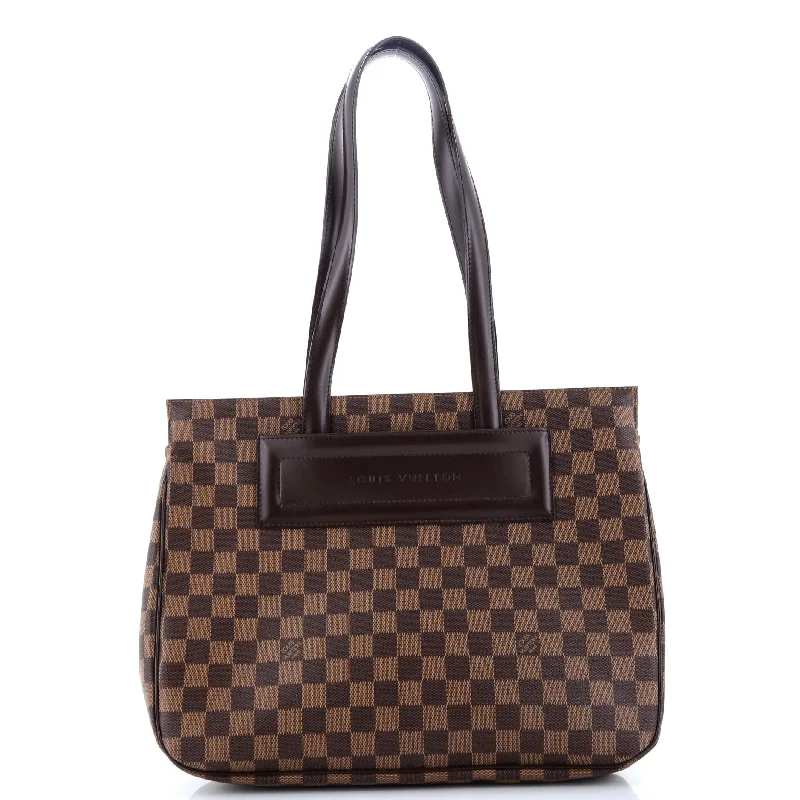 Women's Canvas Shoulder Bag in Navy with Striped Pattern for Beach TripsShoulder Bag with Geometric Pattern in Multicolor for a Contemporary StyleParioli Handbag Damier PM Women's Canvas Shoulder Bag in Navy with Striped Pattern for Beach TripsShoulder Bag with Geometric Pattern in Multicolor for a Contemporary StyleParioli Handbag Damier PM