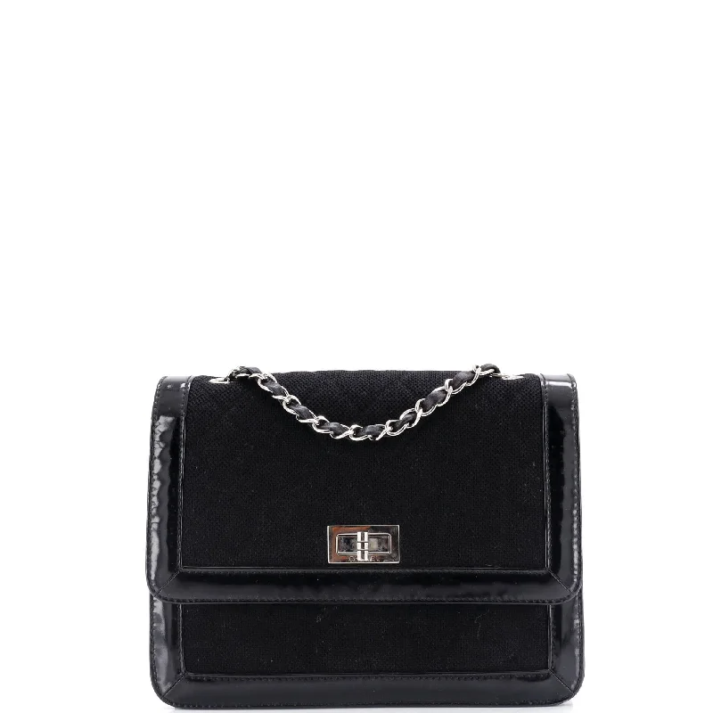 Embroidered Denim Shoulder Bag in Blue for a Vintage VibeShoulder Bag with Chain Strap in Silver for a Trendy AppearanceReissue Flap Bag Quilted Jersey with Patent Mini Embroidered Denim Shoulder Bag in Blue for a Vintage VibeShoulder Bag with Chain Strap in Silver for a Trendy AppearanceReissue Flap Bag Quilted Jersey with Patent Mini