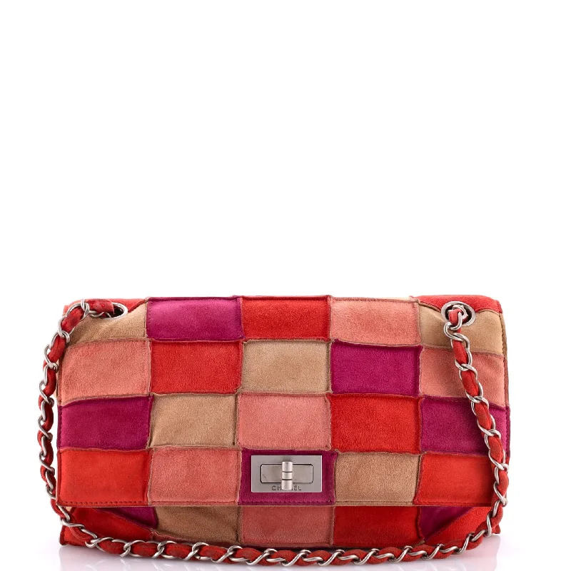 Women's Shoulder Bag with Faux Fur Strap in White for Winter StyleWomen's Shoulder Bag with Faux Fur Strap in White for Winter StyleReissue Flap Bag Suede Patchwork Medium Women's Shoulder Bag with Faux Fur Strap in White for Winter StyleWomen's Shoulder Bag with Faux Fur Strap in White for Winter StyleReissue Flap Bag Suede Patchwork Medium