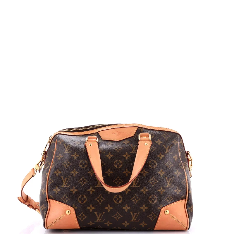 Quilted Shoulder Bag in Cream for a Classic and Elegant LookQuilted Shoulder Bag in Cream for a Classic and Elegant LookRetiro Handbag Monogram Canvas PM